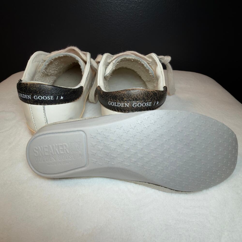 Golden Goose Superstar Young Kids White Navy Star GYF00270 EU 29 w/ Box - Picture 14 of 15